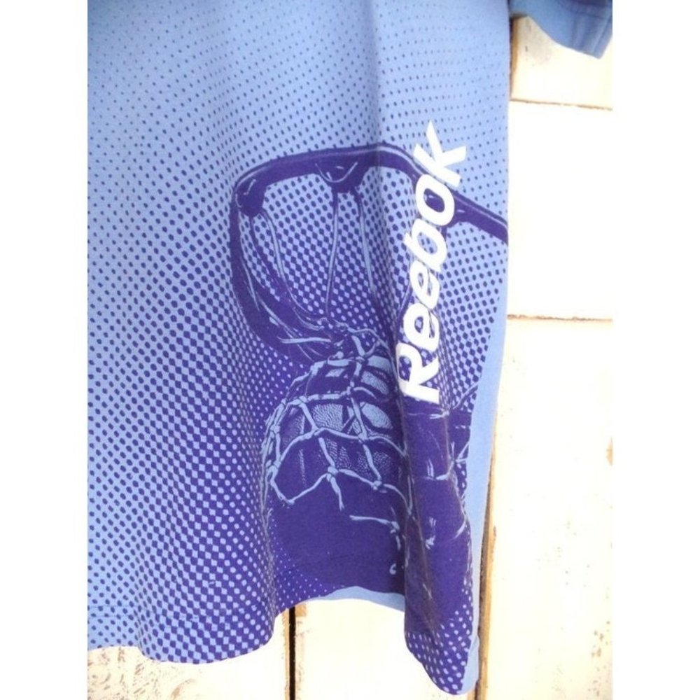 Blue Reebok basketball cotton tshirt
